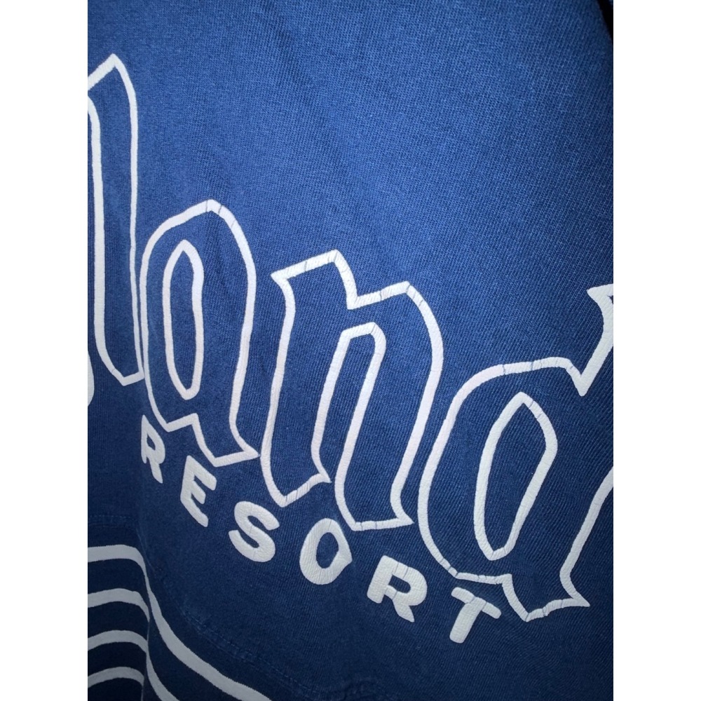 Disney Parks Disneyland Resort Spirit Jersey Navy White Striped Large EST 1955 - Picture 3 of 6